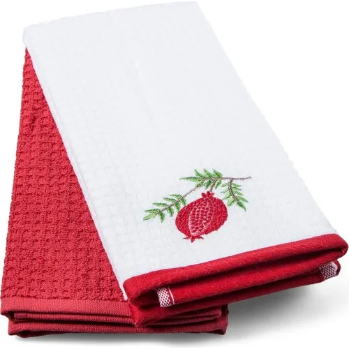 Crown Kitchen Towel Set Pomegranate 40 X60 Cm