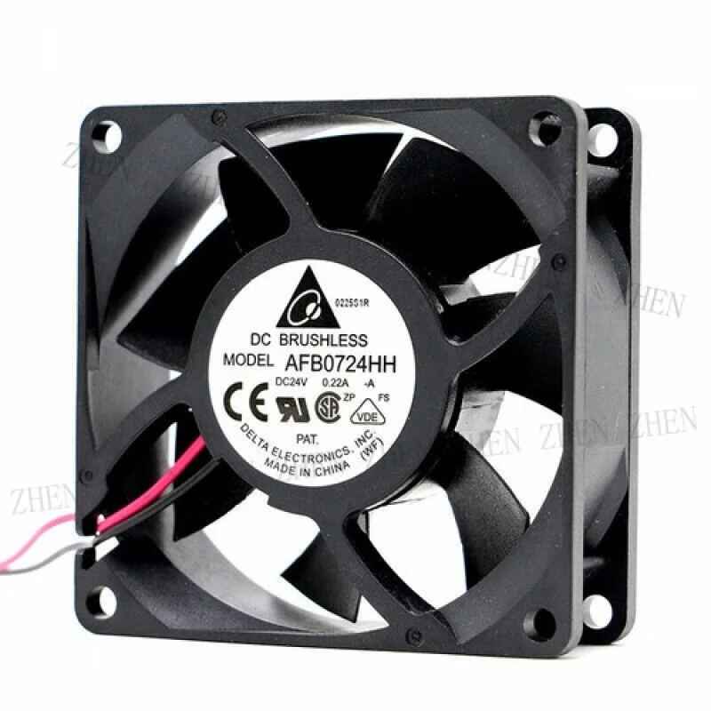 Y for Delta Cooling Computer Case Fan DC 40 50 60 70 80 90 14 12 mm 24V 2-pin