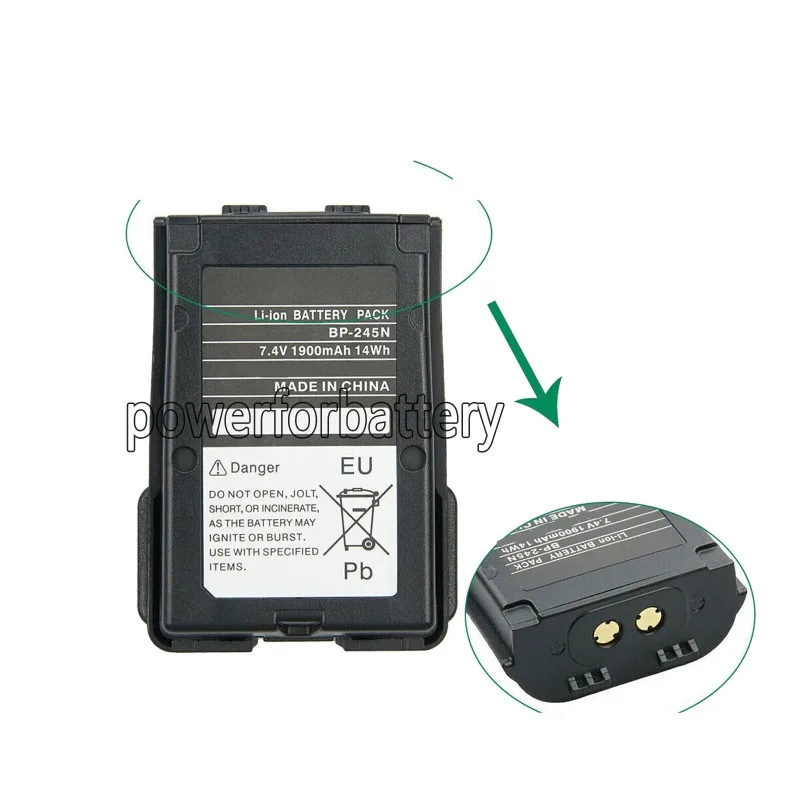 

Brand new battery for IC-M71 IC-M72 IC-M73 radio BP-245H BP-245N BP-245
