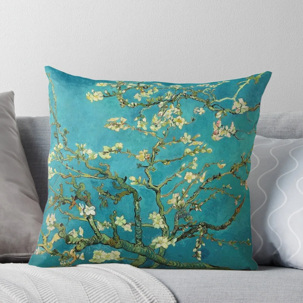 

Vincent Van Gogh Blossoming Almond Tree Throw Pillow Decorative Cover For Living Room Cushion Cover Set Marble Cushion Cover