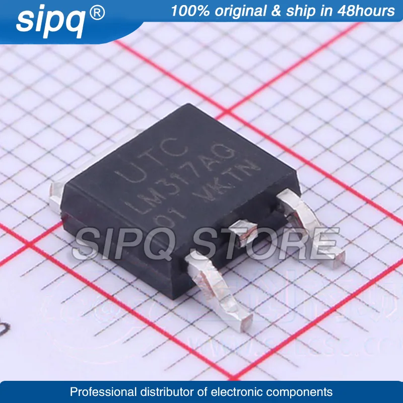 10PCS/LOT LM317AG-TN3-R LM317AG TO-252-2(DPAK) New and Original In Stock