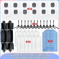 Fit For Rowenta X-plorer Serie 65+,75S RR8577WH,75S+ RG8597W/RR8587WH/RR8585,Tefal RG9177WH/140+ RG9197WH Brush Filter Mop Bag