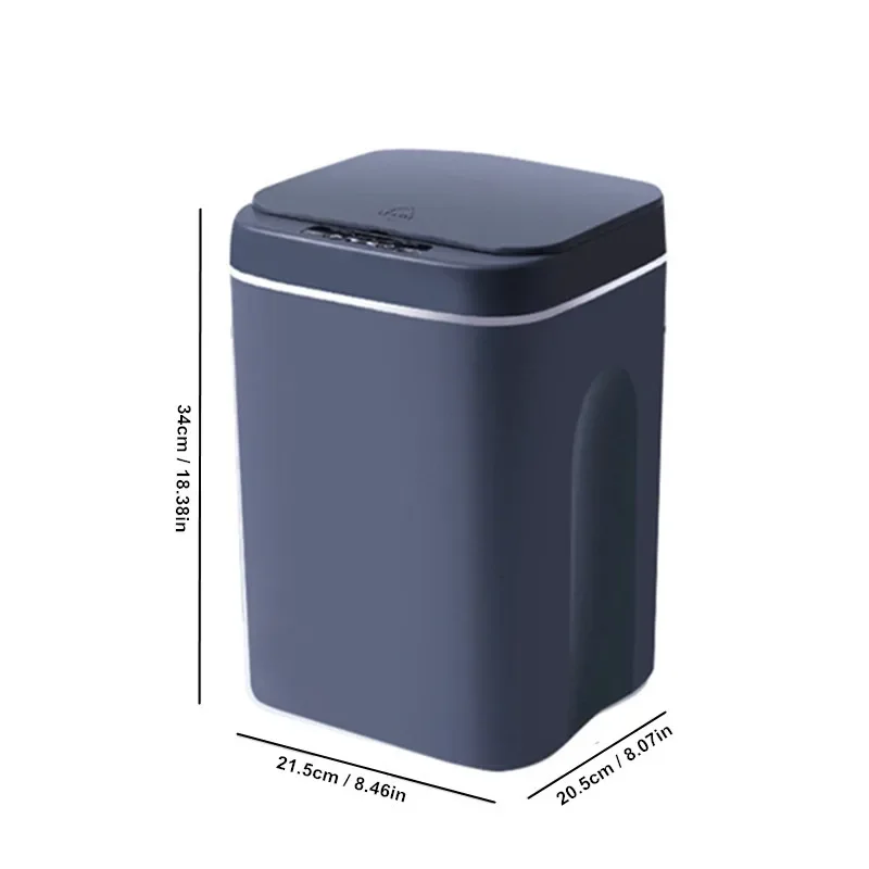 Automatic Sensor Trash Can Electric Touchless Smart Bin Kitchen Bathroom Waterproof Bucket Garbage With Lid Home Wastebasket 16L