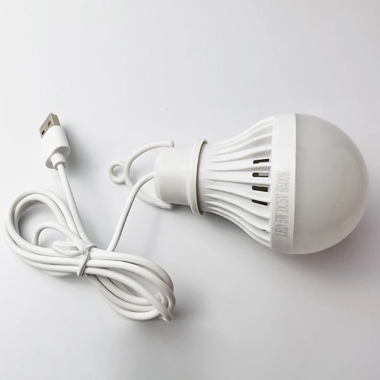 2pcs LED Lantern Portable Camping Lamp Mini Bulb USB Power Book Light Reading Student Study Table Lamp Super Birght For Outdoor