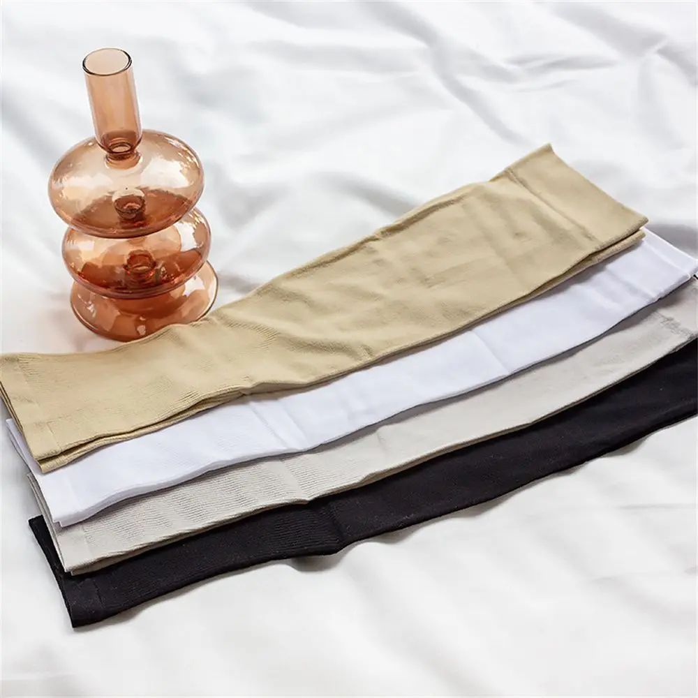 Unisex Fake Sleeve Anti-Slip Sunscreen Gloves Ice Silk Sleeve UV Sun Protect Arm Sleeves