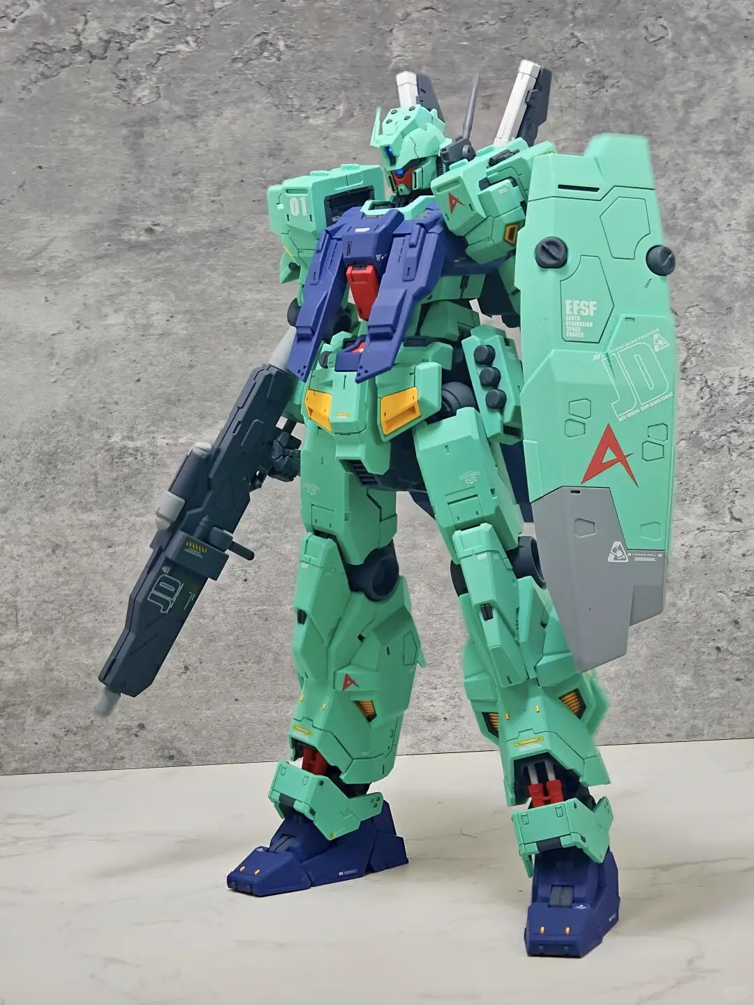 متوفر JIAOLAO نموذج JEDA Vol.2 الجزء الثاني MG 1/100 عمل الشكل التجمع أطقم منمذجة RGM-88X لعبة ملونة خاصة هدية الكريسماس