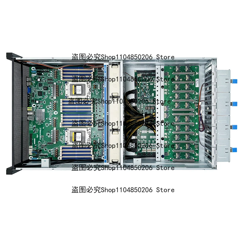 Suitable for 4U Rack 8 Card 30904090 Graphics Card Rendering Deep Learning Artificial Intelligence Storage GPU Server Barebones