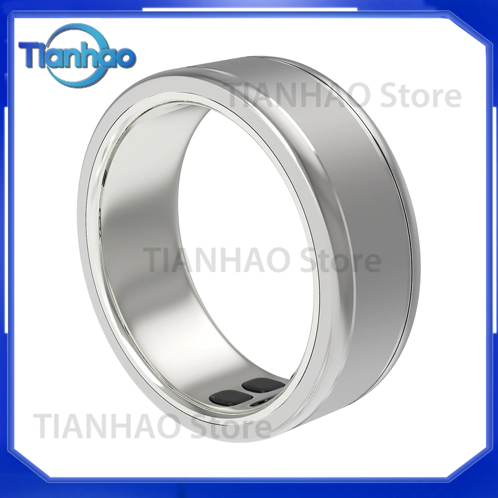 TM11 Smart Ring for Bluetooth Heart Rate Blood Oxygen Monitoring Sleep Tracking Waterproof IP68 Remote Control