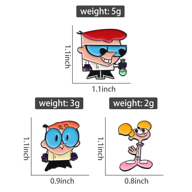 Cartoon Animated Series Enamel Pins Anime Peripherals Characters What A Fine Day For Science Brooches Lapel Badge Jewelry Gift