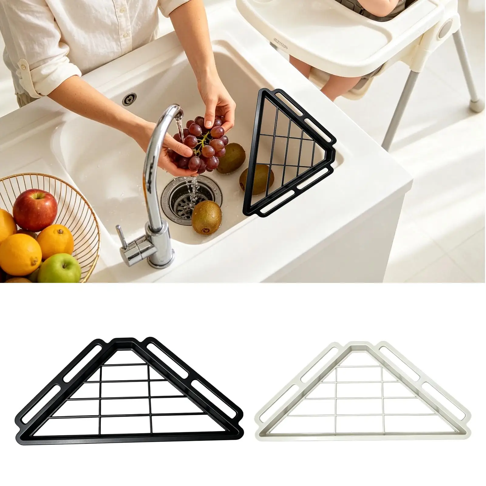 Stackable Air Fryer Basket Round Baking Grilling Stand Durable Air Fryer Replacement Rack for Kitchen Restaurant Baking