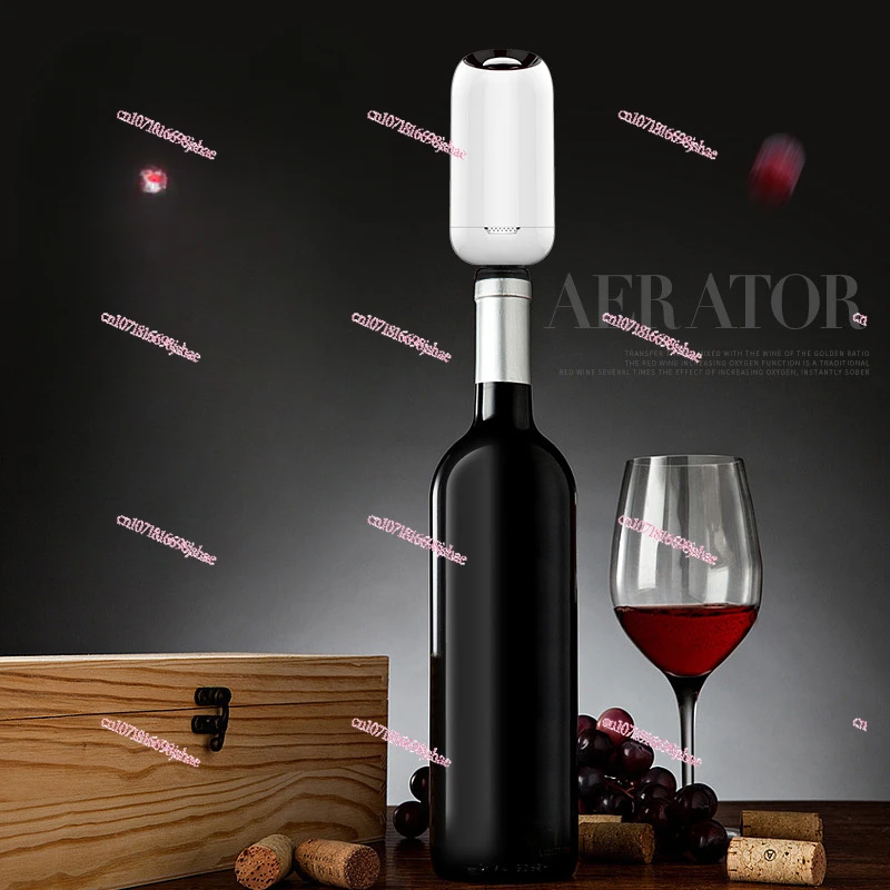 Wine Red Wine Fast Electric Decanter Household Portable Automatic Small Dimple Stainless Steel Wine Extractor with Bracket