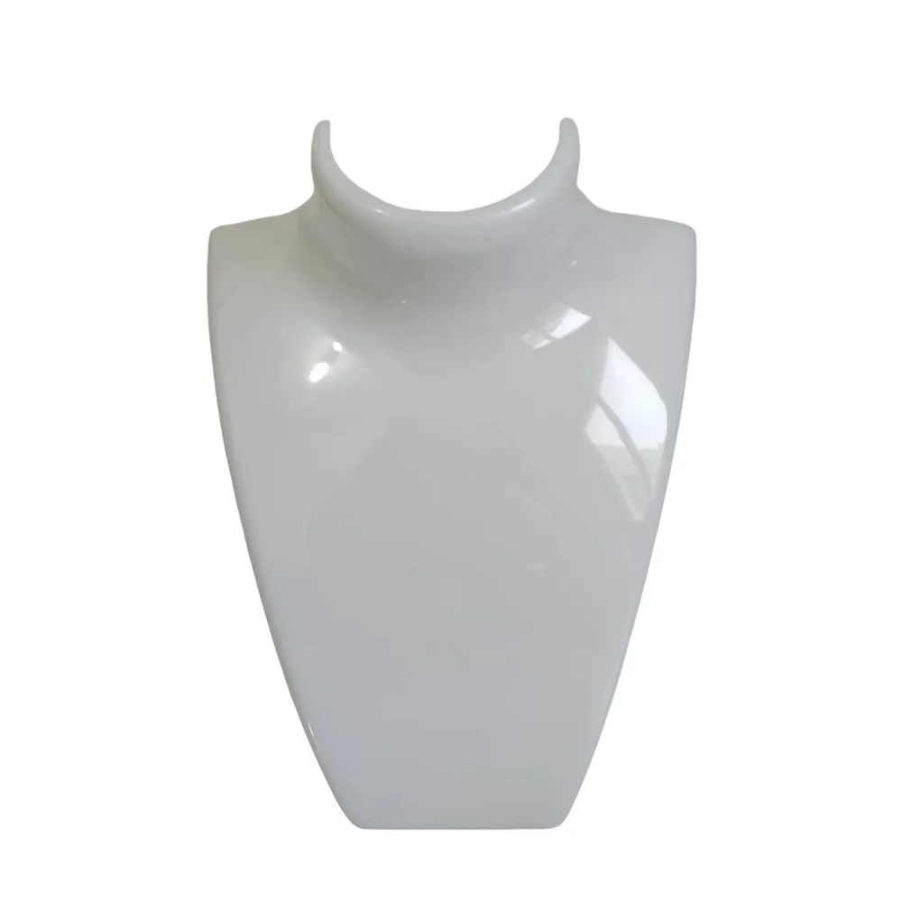 Acrylic Mannequin Jewelry Holder Shopping Mall Choker Display Stand