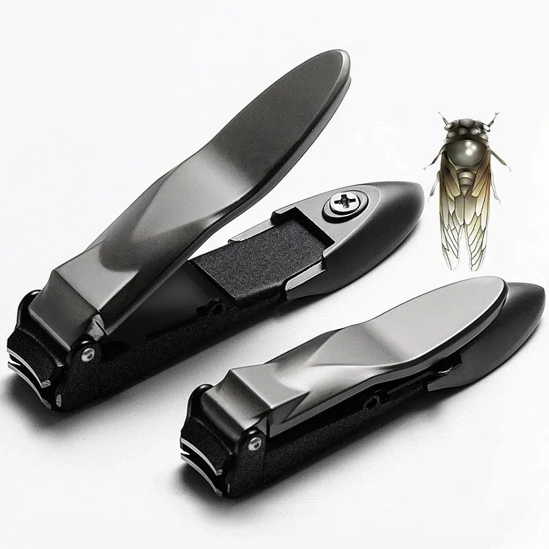 Nail Clippers Stainless Steel Anti Splash Fingernail Cutter Manicure Tools Bionics Design Nail Trimmer Pedicure Scissor