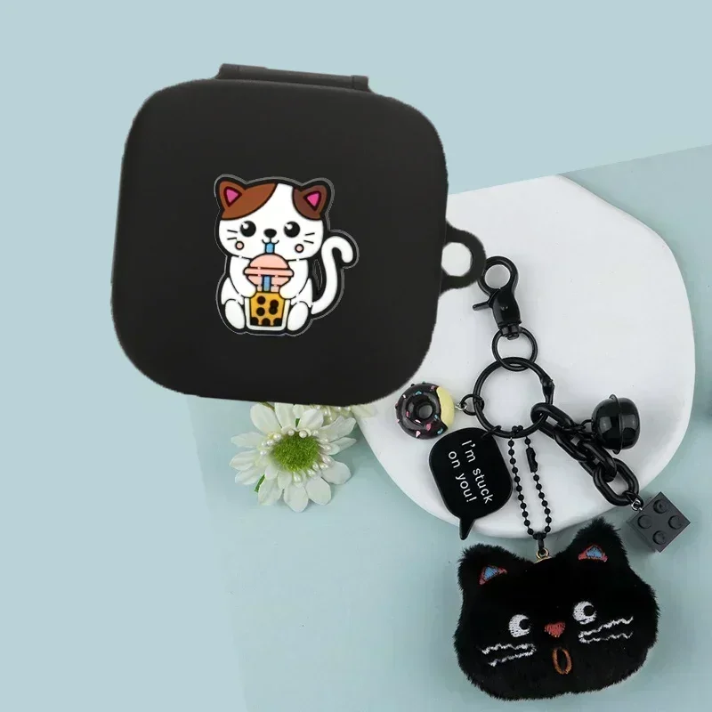 For QCY T13 / T13 ANC/ T13X / T13ANC2 case  cute cat Silicone Wireless Bluetooth Earphones Cover For QCY T13ANC 2 case