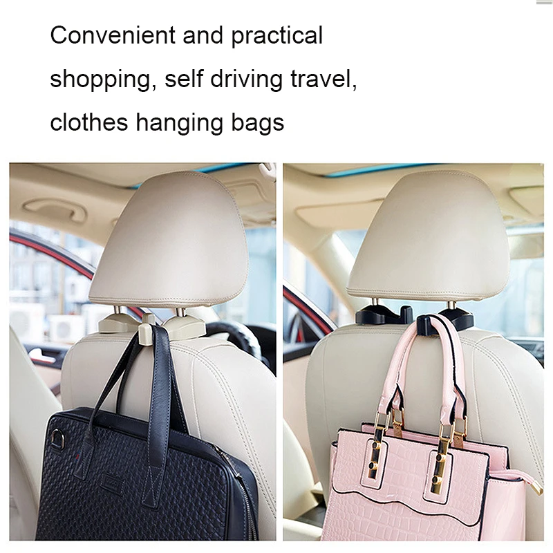 Auto Sitz Zurück Haken Kopfstütze Versteckte Halterung Auto Fahrzeug Rücksitz Organizer Auto Zubehör Hängen Haken Lagerung Aufhänger Universal – Detail 10
