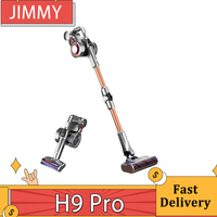 JIMMY H9 PRO Cordless Handheld Vacuum Cleaner 8pcs 3000mAh 200AW Strong Suction Power Battery 80 Mins Run Time LED Display