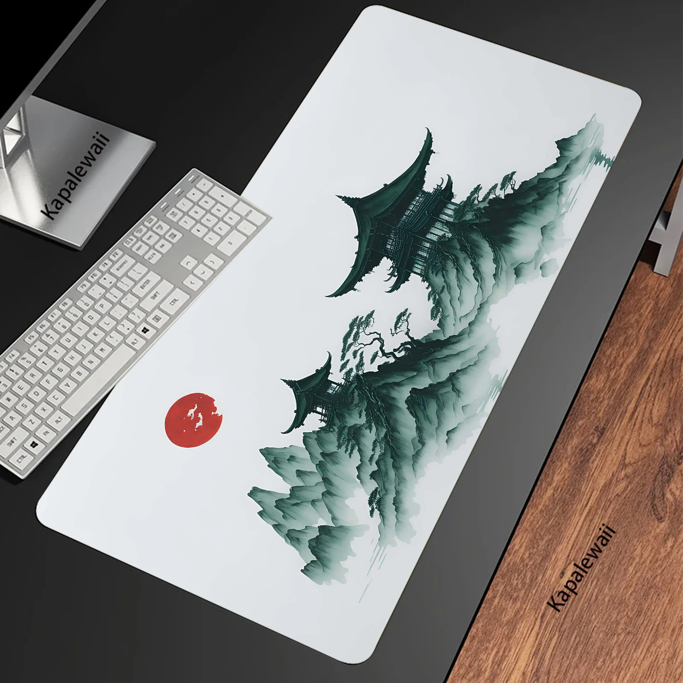 Mountain Serenity Japan Art Mouse Pad Mousepads Locking Edge Mouse Mat Gaming Mousepad Notebook Keyboard Pads Tapis De Souris