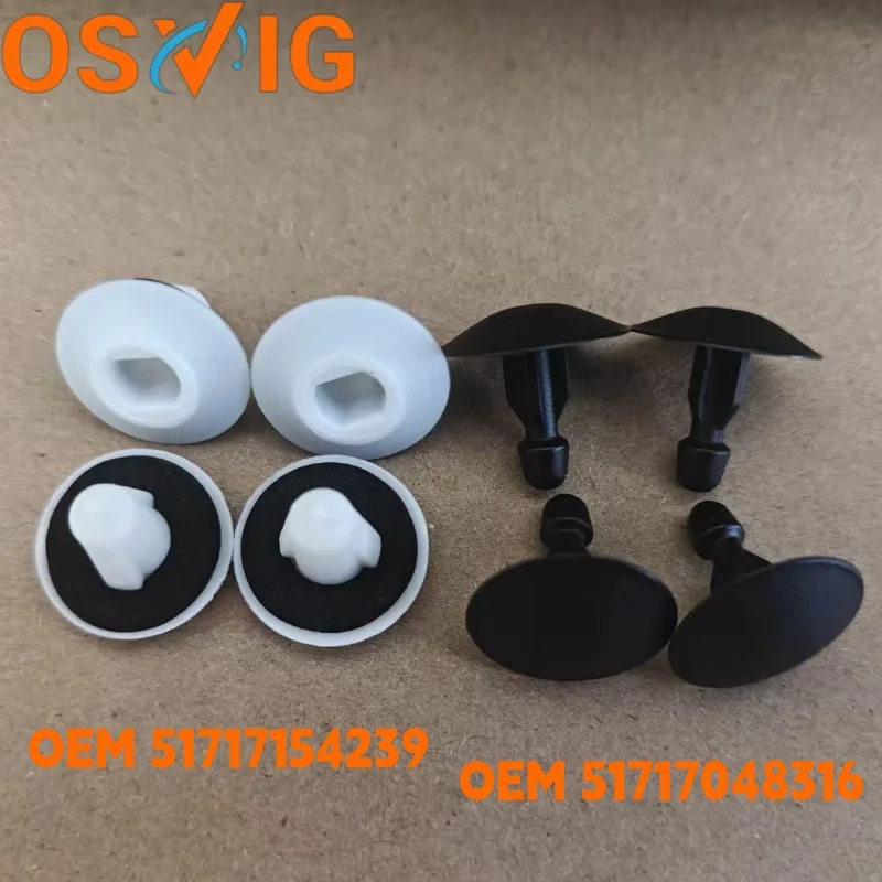20PCS Trunk Lid Drain Channel Clips for BMW and MINI  OEM 51717048316  51717154239