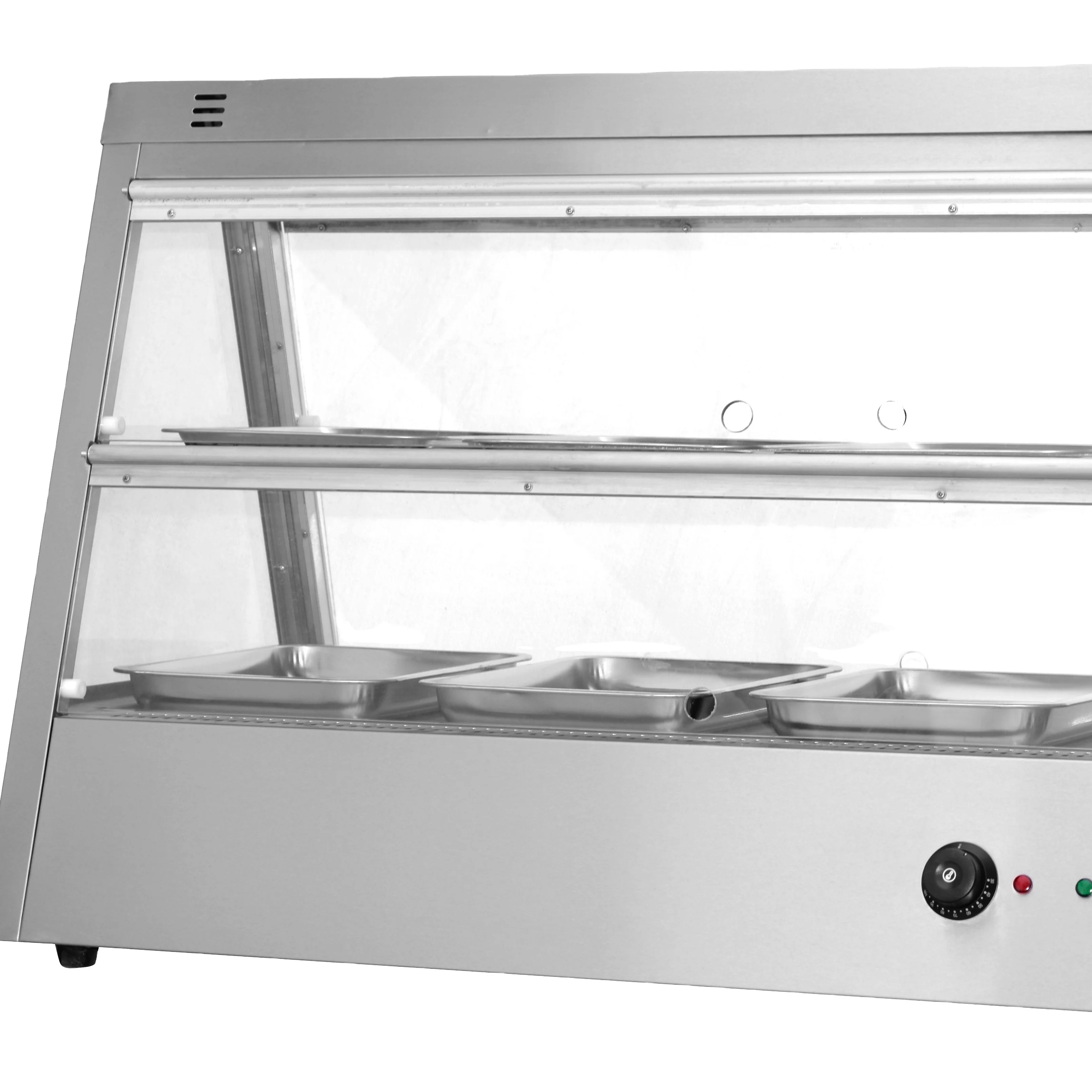 Display Showcase Stainless Steel Food Warmer Home Use For Sale &Professional Factory Fast Food