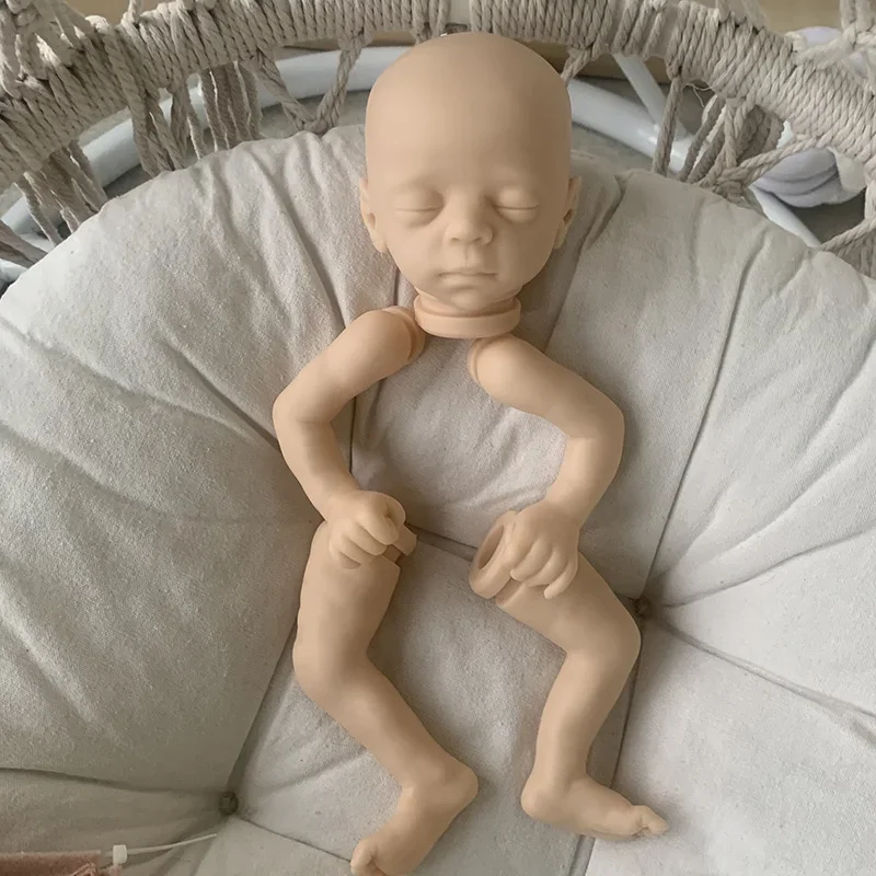 15inch 38cm Unpainted DIY Doll Parts Blessing Reborn Doll Kit Sleeping Baby Doll