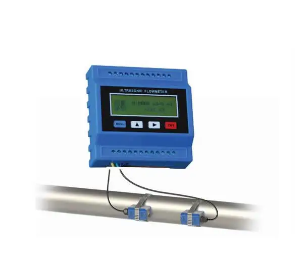 Yantai AUTO Clamp On Ultrasonic Flow Meter Transducer Utra sound Flow Measurement