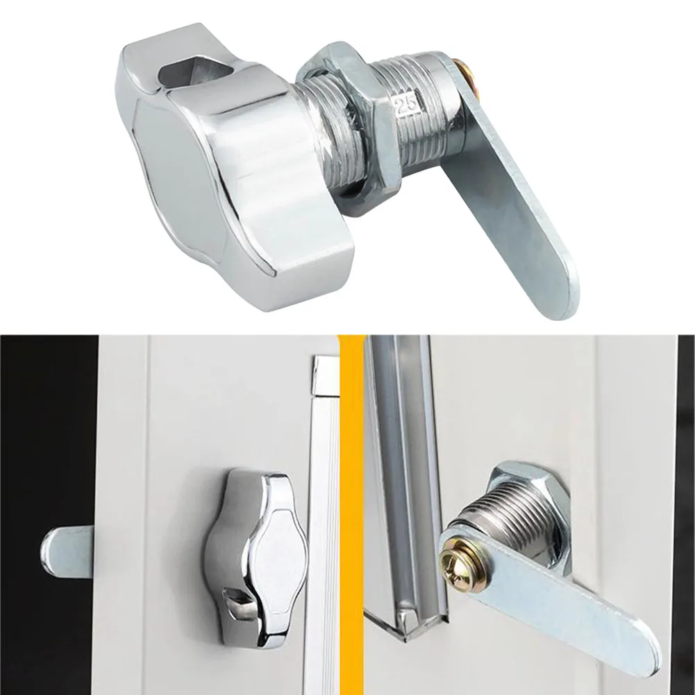 1pcs 16/20/25/30mm Cabinet Cam Lock Cabinet Door Padlock Zinc Alloy Keyless Mechanical Door Lock Signage Box Door Padlock