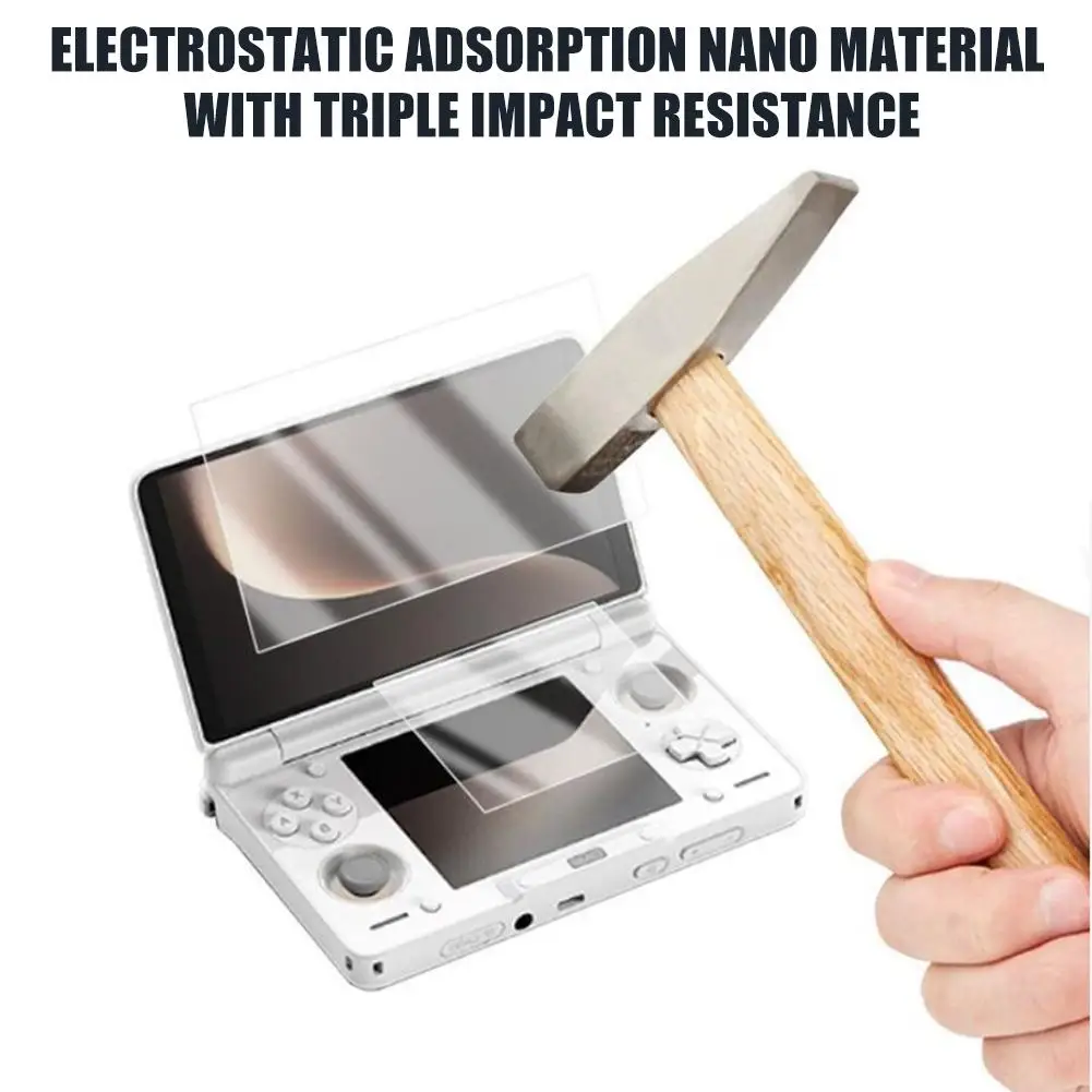 for AYN THOR Dual-Screen Flip Handheld Nano-Explosion-Proof Film High-Definition Scratch-Resistant Eye-Protection Soft Film 2026