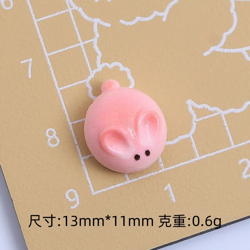 10Pcs Kawii Mini resin Flower Series Miniature Flat Back Cabochons For Hairpin Scrapbooking DIY Home Decor Craft Accessories