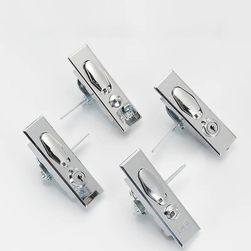 

MS505 Adjustable Box Case Boiler Flat Spring Industrial Style Door Locker Switch Hasp Latch For Distribution Box Metal Lockers