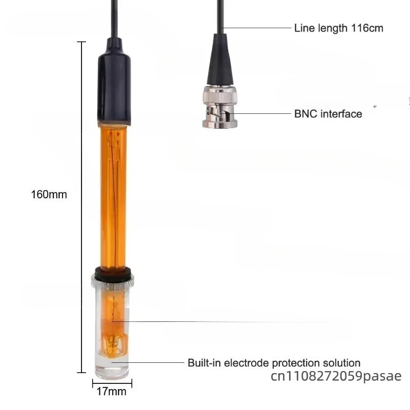 ORP-101 Electrode Hydroponic  Detector BNC Interface ORP Redox Potential Probe Tester