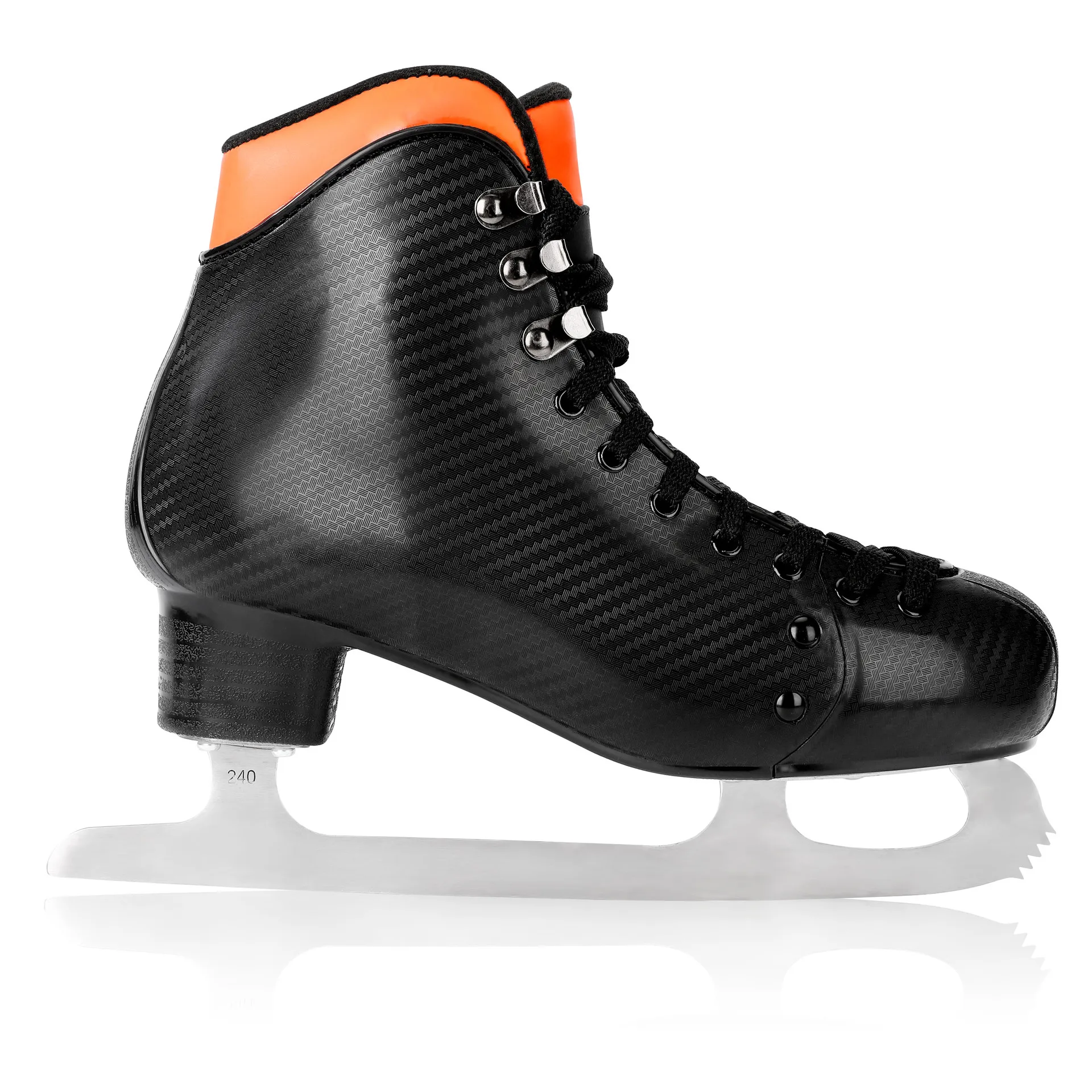 Factory Wholesale Custom High Quality PVC & Stainless Steel Pattern Ice Rink Rental Skate Shoes Size 30-47
