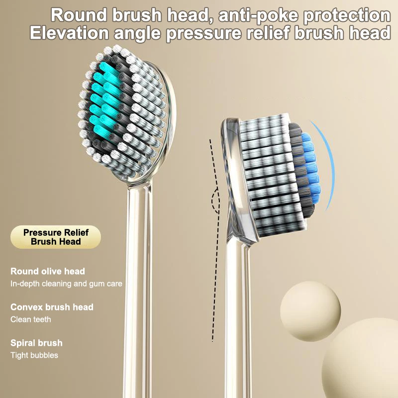 Two Cleaning Toothbrushes with Ultra-Fine Soft and Hard Bristles Have Excellent Cleaning Effects Denture-Specific Cleaning Brush
