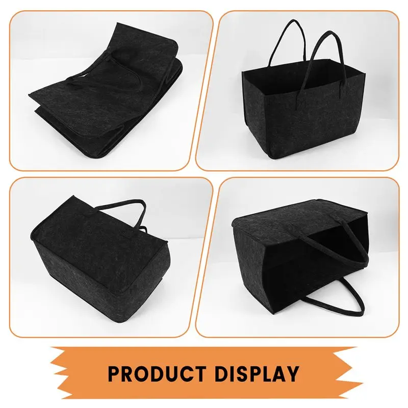 YANA50I Felt Storage Bag Large Capacity Casual Shopping Bag,Fruit And Vegetable Basket Storage Basket Clothing Storage Baske