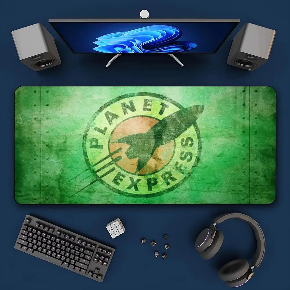 Cartoon Futuramas  Mouse Pad HD Printing Computer Gamers Locking Edge Non-slip Mause Pads XXL90x40cm Keyboard PC Desk Pad cs lol