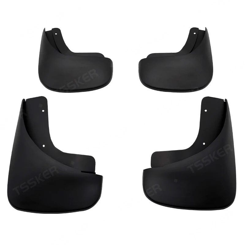 Set Molded Car Mud Flaps For Audi A4 B6 2002-2005 8E Mudflaps Splash Guards Mud Flap Mudguards Fender Styling 2004 2003