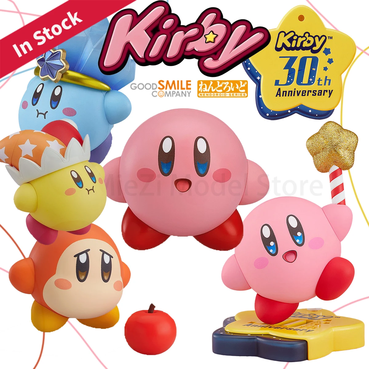 

In Stock Genuine GOOD SMILE COMPANY Action/Dolls Nendoroid Hoshi No Kirby Kirby Waddle Dee Ice Beam 30th Anniversary Edition