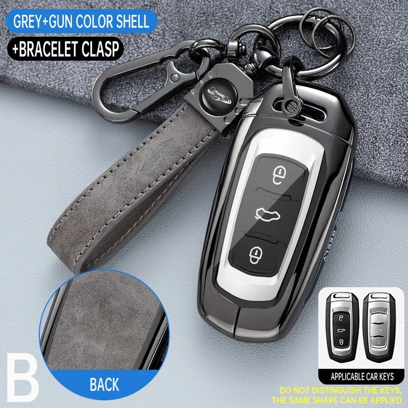 

Car Remote Key Case Cover Shell Fob For Geely Atlas Boyue NL3 EX7 SUV GT GC9 7 Emgrand X7 Borui Protector Bag Accessories