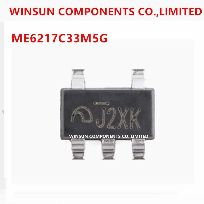 (10-100piece) 100% new imported original  ME6217C33M5G  “J2**”   7V 800mA 3.3V SOT-23-5