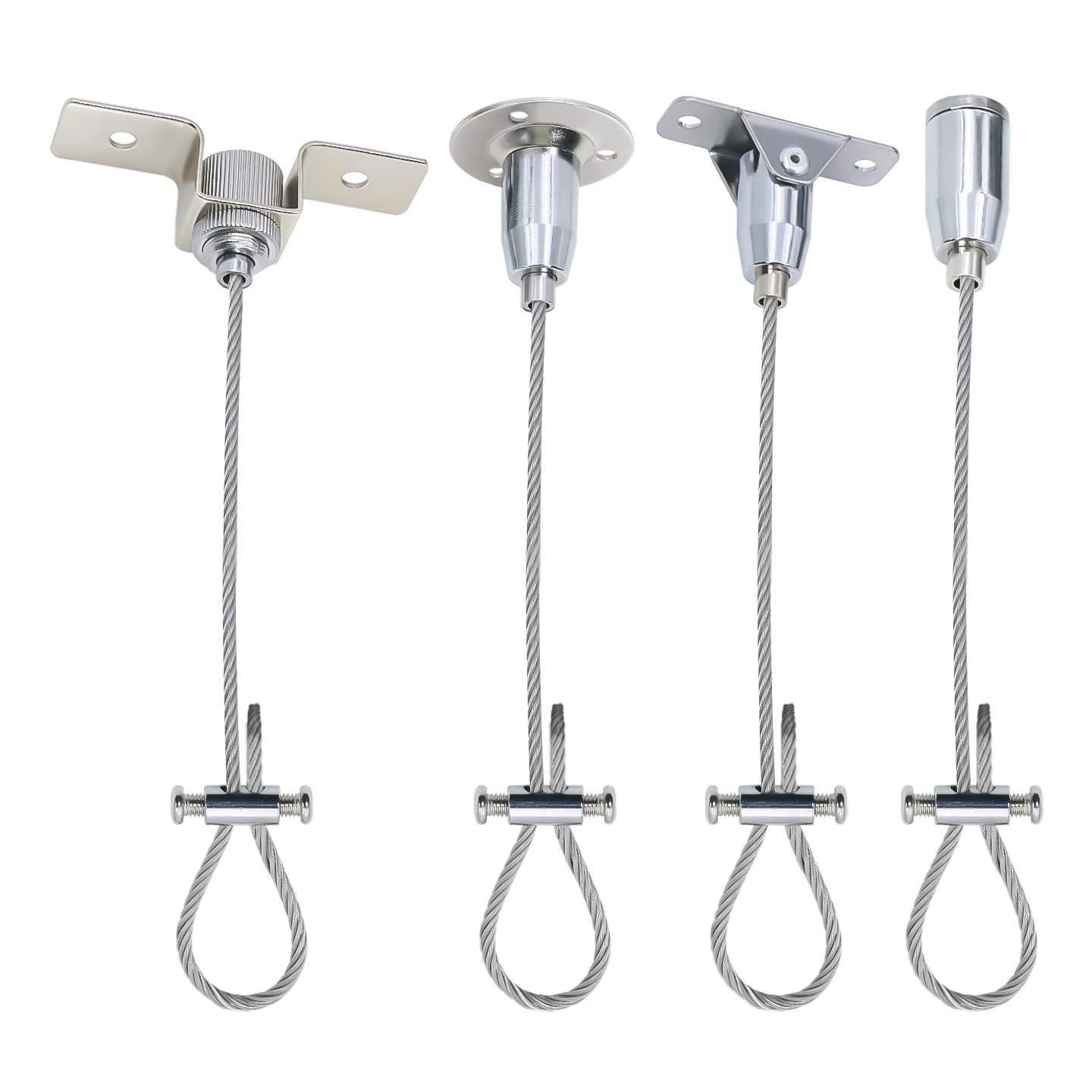 طقم طلاء معلق على كابل من الفولاذ المقاوم للصدأ 3 مم 304، حبل معدني قابل للتعديل، يمكن استخدامه لإصلاح تركيبات الإضاءة/لوحات الإعلانية المعلقة #1