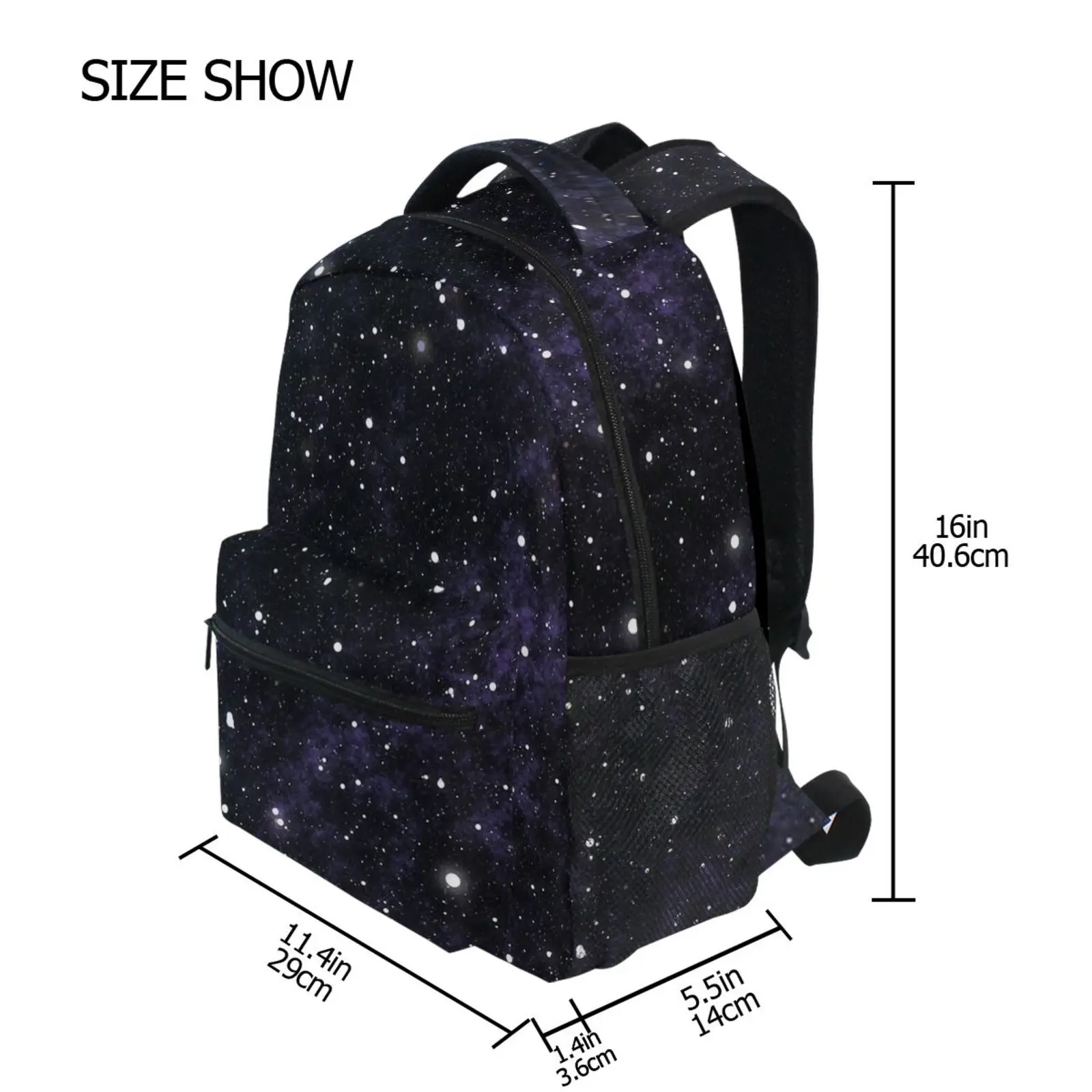 2022 NEW School Bag Sky Stars Printing Men Women Big Capacity Travel Backpacks Student School Bag Laptop Backpack For Men Gift