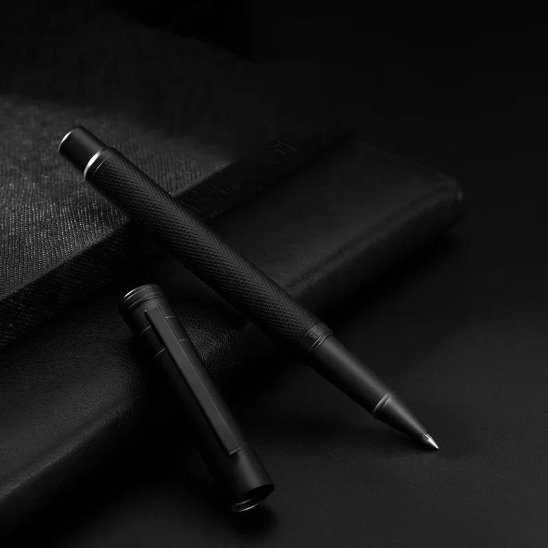 

HongDian Black Forest Roller Pen Beautiful Tree Texture Smooth 0.5mm Point Writing Gift Pen for Signature