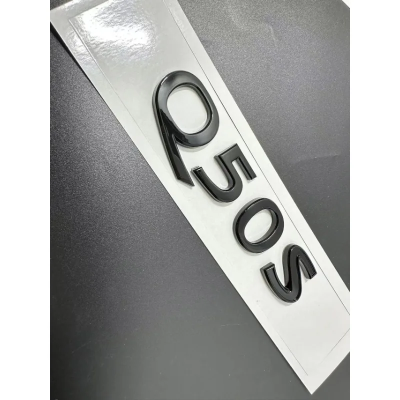 3D ABS For Infiniti Rear Q50 Q50L Q50S Lid Logo Letter Badge Emblem Nameplate Gloss Black