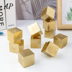 1PC Natural Pyrite Block Crystal Healing Stone Chalcopyrite Cube Energy Gemstone Crystal Carving For Home Decoration