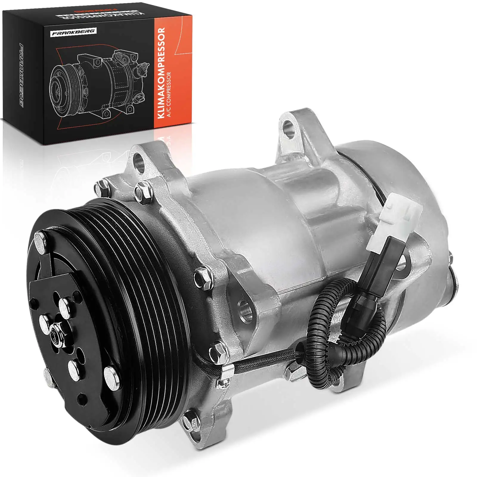 Frankberg 1x Klimaatcompressor voor Citroën Berlingo Xsara Fiat Ducato Lancia Peugeot 306 9613260680 6453.L5 6453.EY 6453.FE