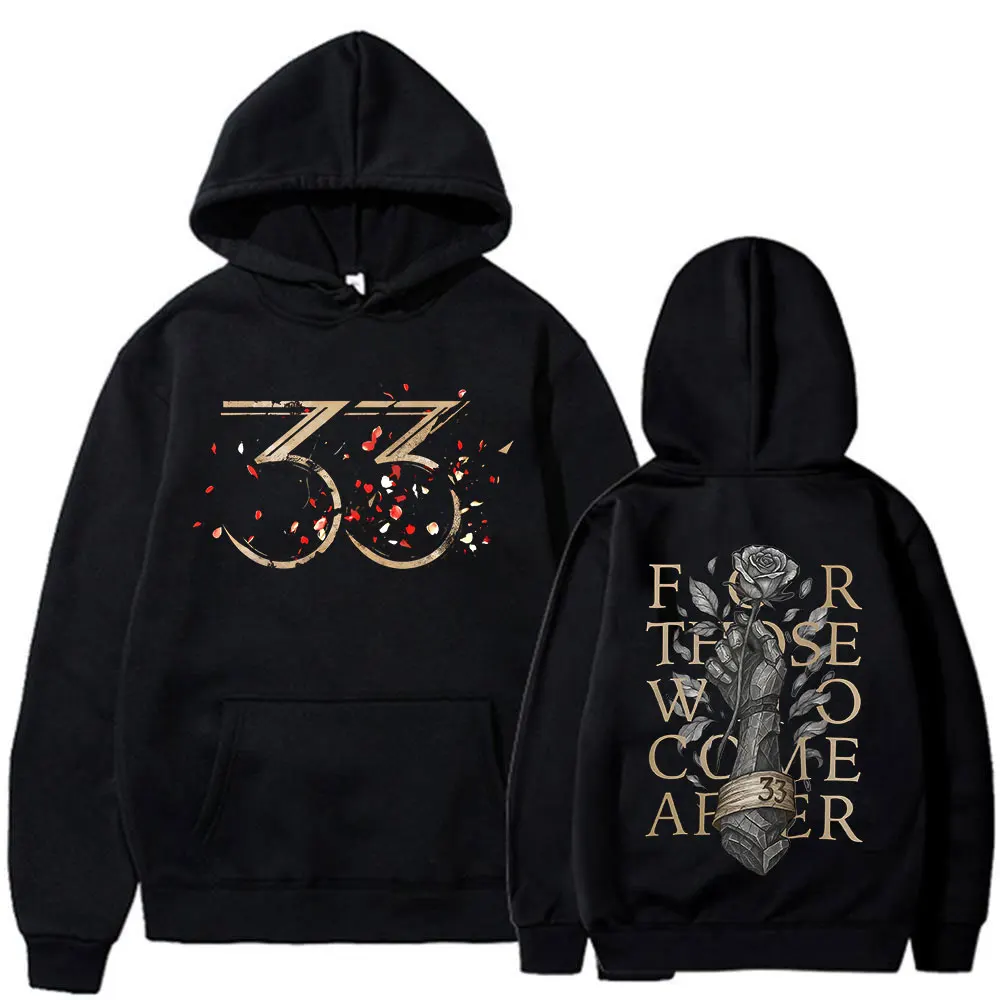 Sweat-shirt à capuche pour homme, vêtements décontractés à manches longues, streetwear, Game Clair Obscur Expedition 33 pour ceux qui viennent après