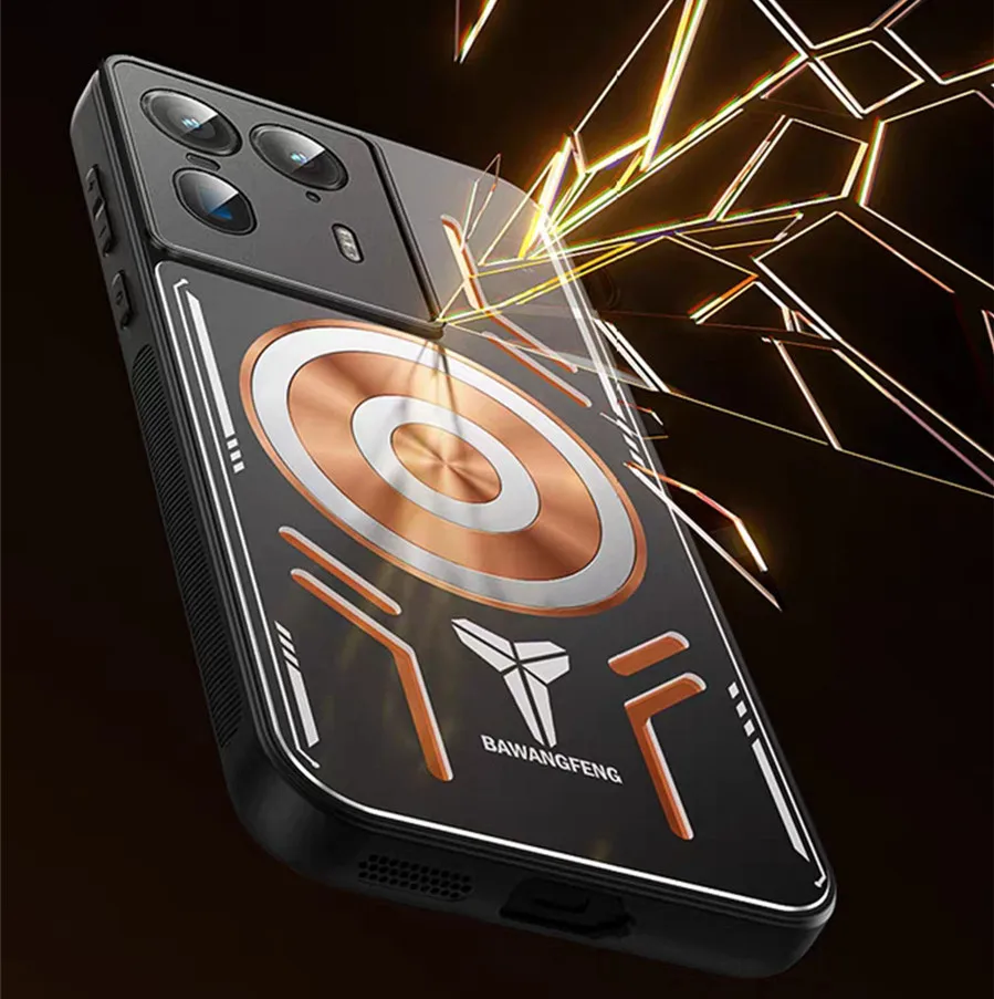 

Графеновый охлаждающий чехол для Motorola MOTO X50 Ultra, чехол с рассеиванием тепла, магнитный металлический чехол для зарядки Magsafe