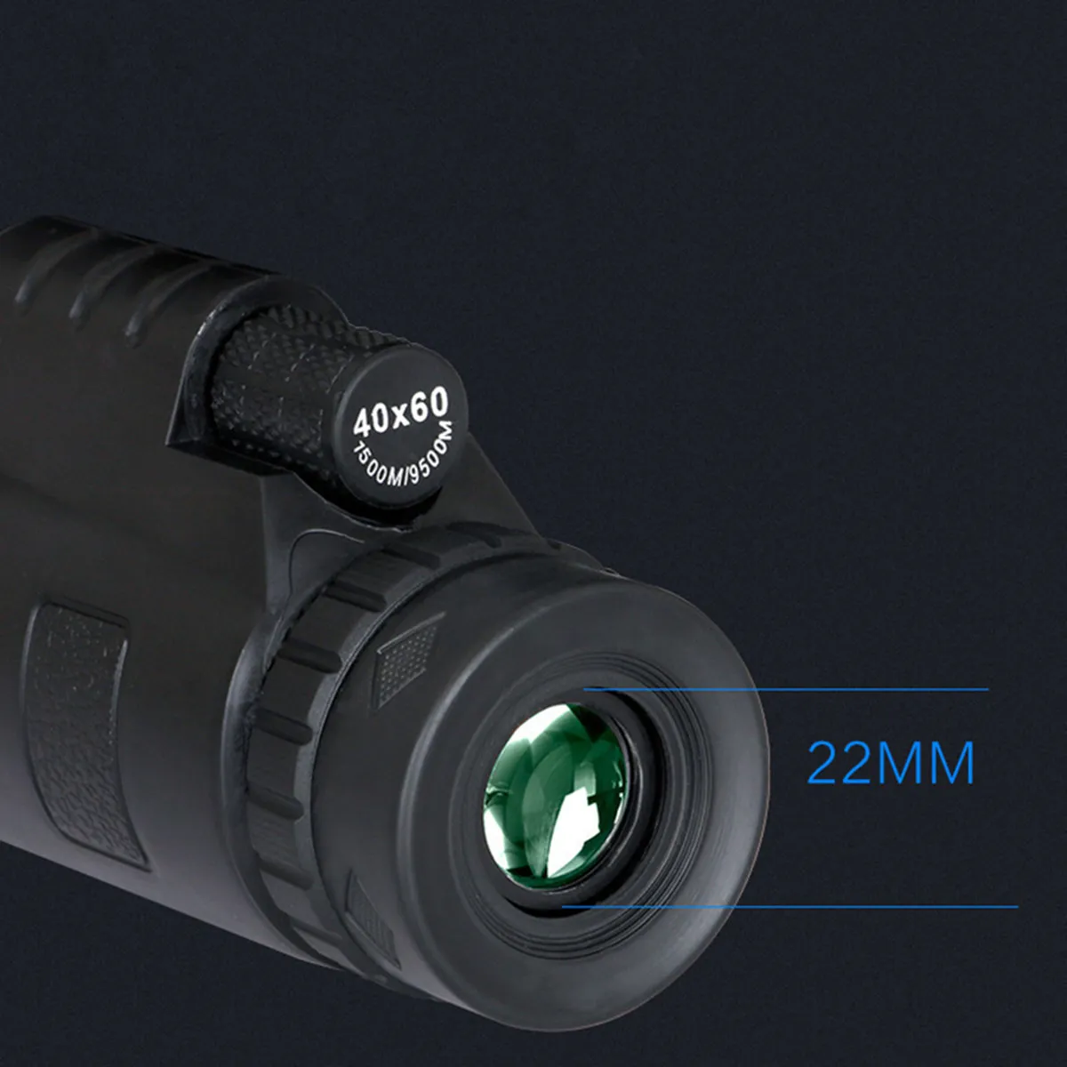 

40x60 Monocular Telescope Optical Glass Lens High Permeability Multi-Coating 22Mm Eyepiece for Phone Photography Zoom Telescope