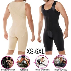 Seamless Compression Garments Fajas Slimming Waist Full Body Shaper Tummy Trimmer Bodysuit Shapewear Shirt Girdle for Men Shaper