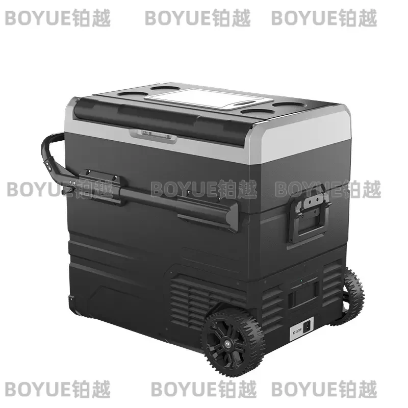 Portable Compressor Car Refrigerator 12V 24V 110V Dual Zone Freezer Cooler for Vehicle Home Camping Travel Ice Preservation