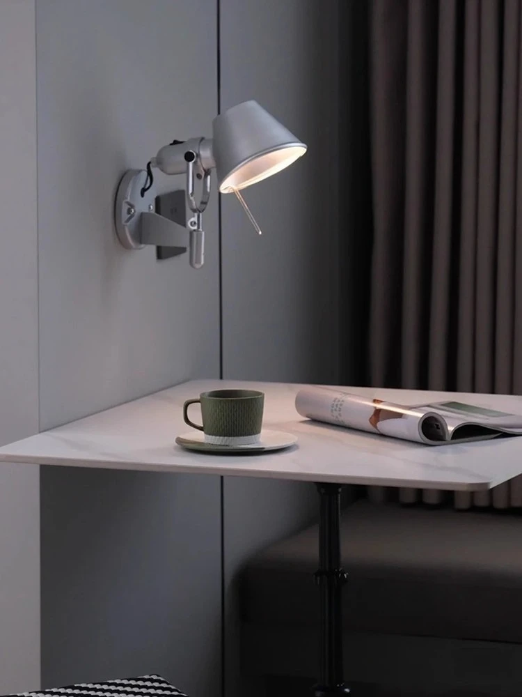 Italian designer wall lamp, used bedside, study, bedroom, foyer, corridor, background wall, reading corner